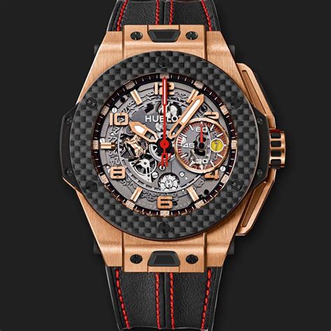 hublot ferrari king gold carbon replica|hublot big bang ferrari.